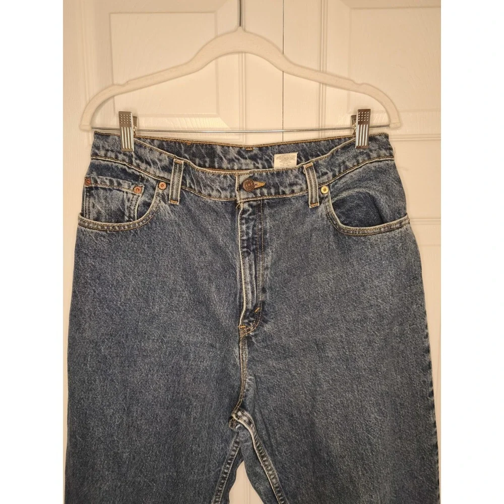 Levi's 551 Size 14 MED Relaxed Fit Tapered Leg MOM Jeans Women's Vintage 90s‎